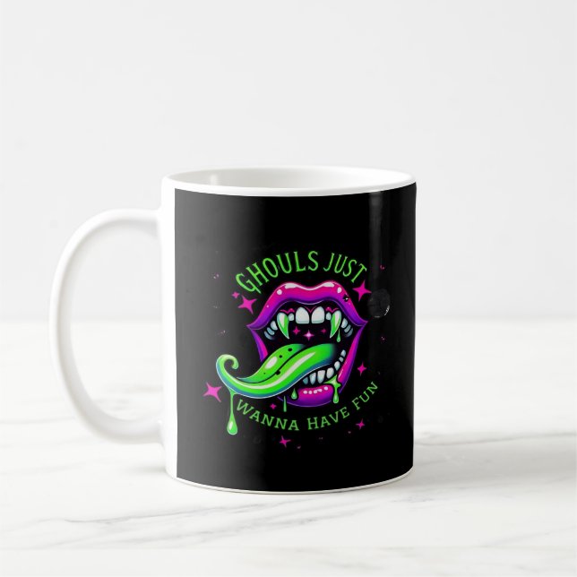 Mug Ghouls Veux Juste Avoir Un Design Amusant Boo-tifu (Gauche)