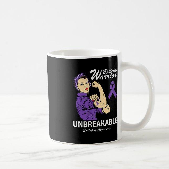 Mug Gi de sensibilisation à l'épilepsie du guerrier de (Droite)