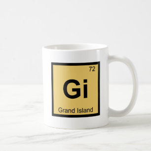 Mug Gi - Grand Island Nebraska Chimie Symbole de la vi