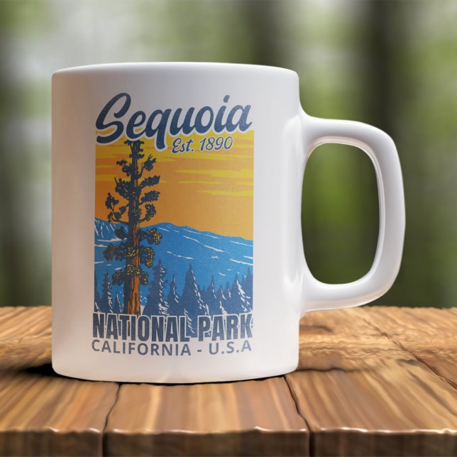 Mug Giant Sequoias Forest Nature Scene (Créateur téléchargé)