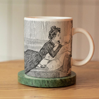 Mug Gibson Girl Lecture d'un livre
