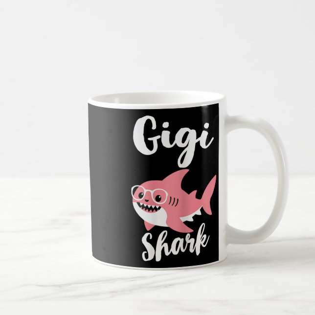 Mug Gigi Shark Fête des mères grand-mère drôle (Droite)
