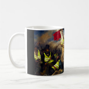 Mug gilet jaune liberté guidant le peuple