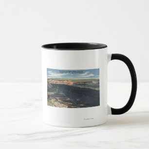 Mug Gillette, WY - Wydodak Vue de la mine de charbon