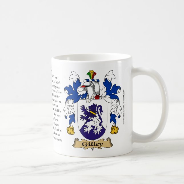 Mug Gilley, l'origine, la signification et la crête (Droite)
