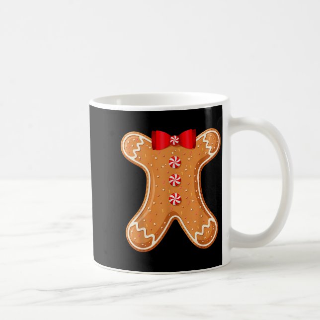 Mug Gingerbread Man Cookie Costume Adult Kids Men Wome (Droite)