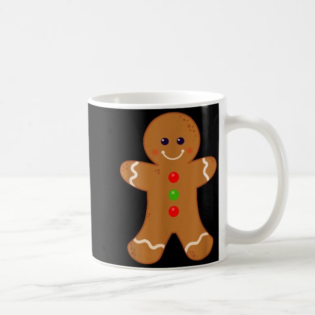 Mug Gingerbread Man Shirt Christmas Cookie Baking Holi (Droite)