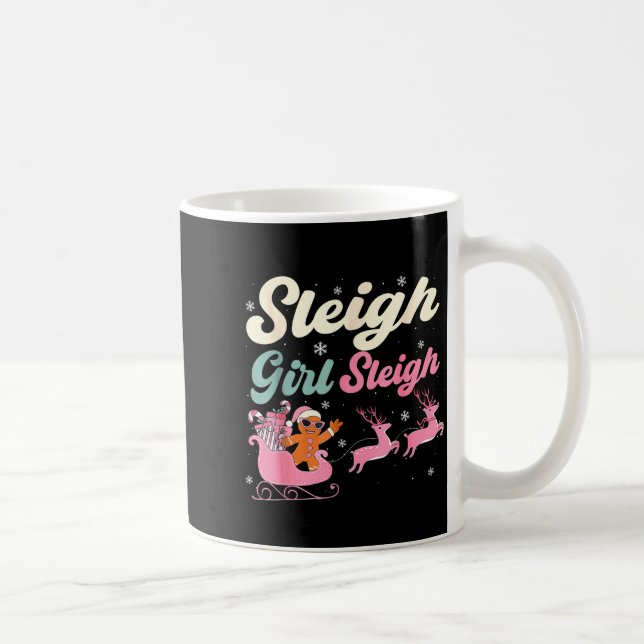 Mug Gingerbread Sleigh Girl Nk Funny Christmas Women G (Droite)