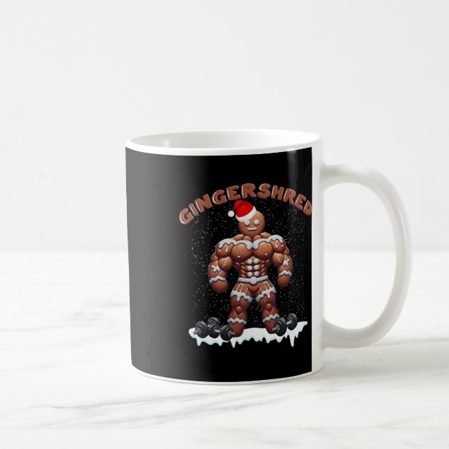 Mug Gingersher Funny Gingerbread Homme Gym Bodybuildin (Droite)