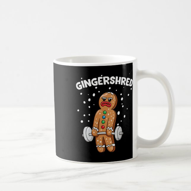 Mug Gingersher Funny Gingerbread Homme Gym Bodybuildin (Droite)
