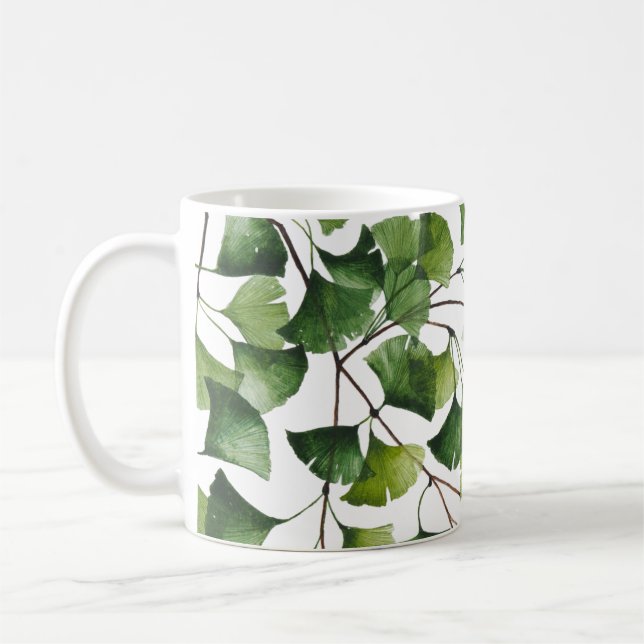 Mug Ginkgo Biloba Vert - (Gauche)
