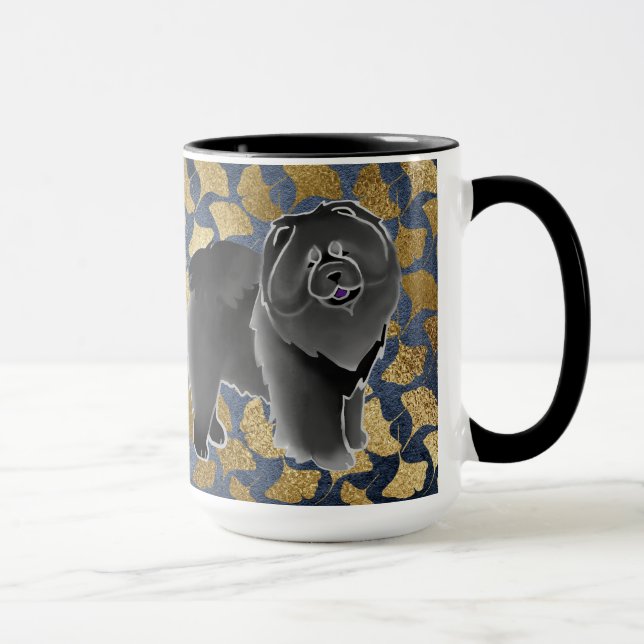 Mug GINKGO la vache noire (Droite)
