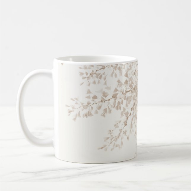 Mug Ginkgo Rêve Feuille 6 #nature #art (Gauche)