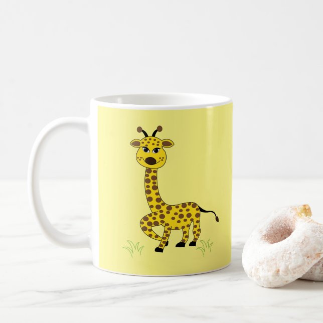 Mug Girafe Animal Mignon (Avec donut)