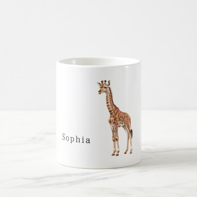 Mug Girafe Animale de Safari (Centre)