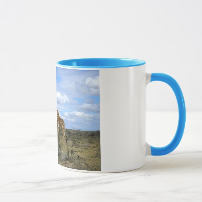 MUG GIRAFE AU KENYA AFRIQUE (Droite)