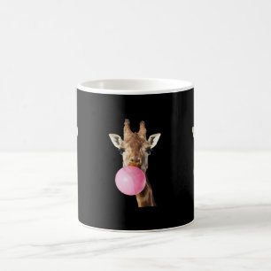 Mug Girafe Bubble Gum Rose Mignon Amoureux Des Animaux