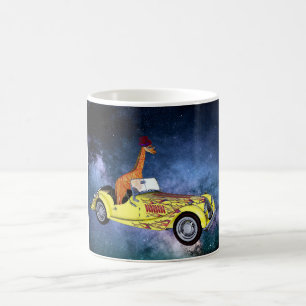 Mug Girafe dans l'espace