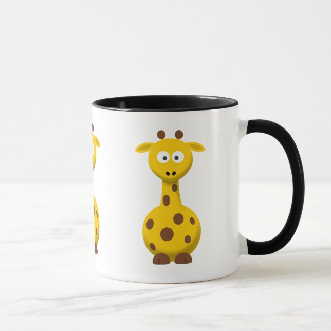 Mug Girafe de dessin animé (Droite)
