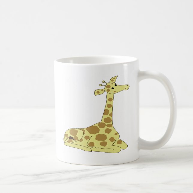 Mug Girafe de dessin animé (Droite)