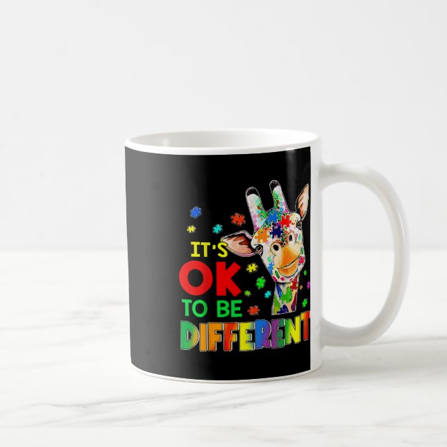 Mug Girafe de sensibilisation à l'autisme chez les enf (Droite)