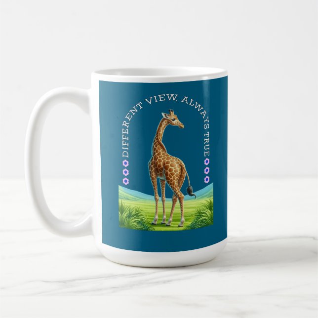 Mug girafe debout de grande taille (Gauche)