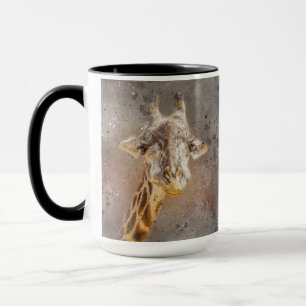 Mug Girafe Mignonne avec un Sourire Animal de Safari F