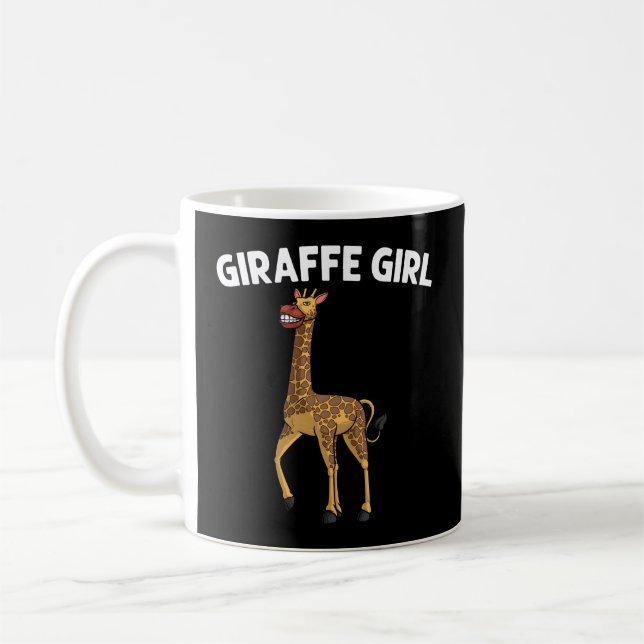 Mug Girafe Pour Animal Wildlife Zoo Safari (Gauche)