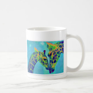 Mug girafes bleues