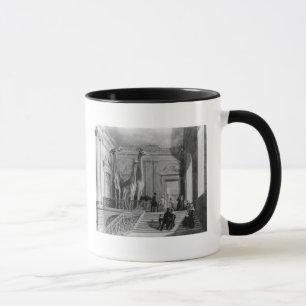 Mug Girafes sur l'escalier dans les Anglais