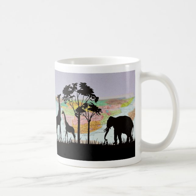 Mug Giraffe and elephant (Droite)