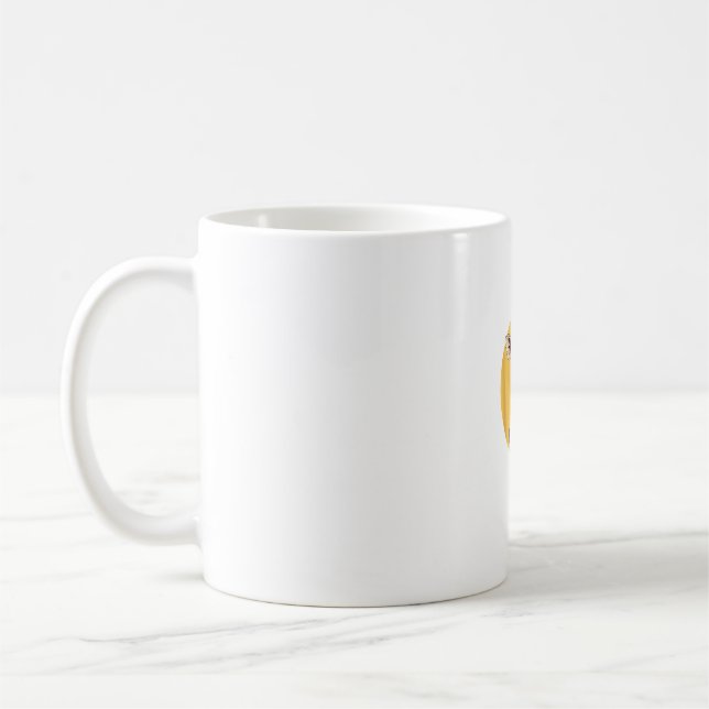 Mug Giraffe Avec Popcorn Cartoon Humour animal (Gauche)