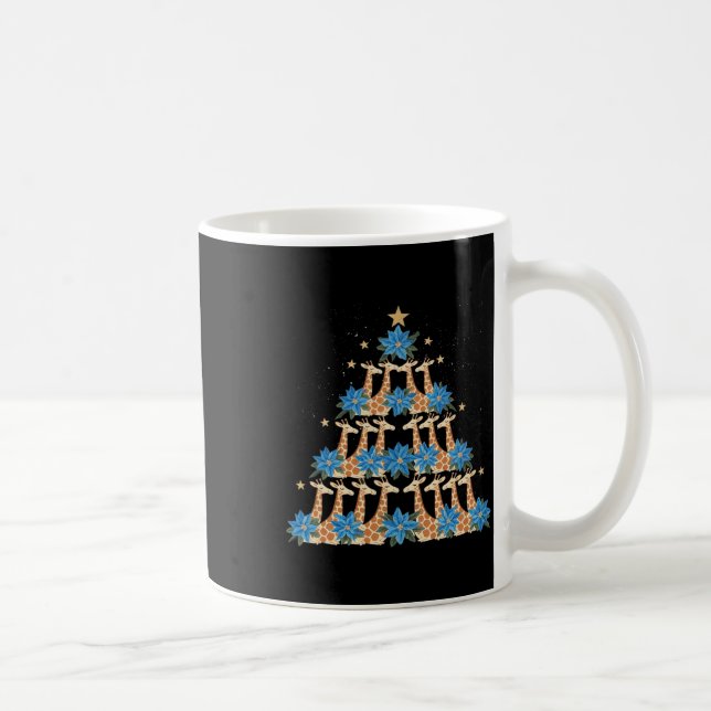 Mug Giraffe de Noël Amateurs de girafe Noël Noël Ho (Droite)