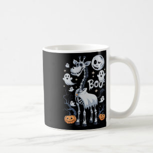 Mug Giraffe De Squelette En Fantômes Halloween