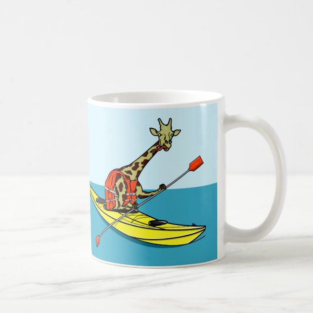 Mug Giraffe en kayak (Droite)