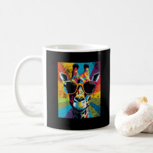 Mug Giraffe Lunettes de soleil Vintages drôle Animal a
