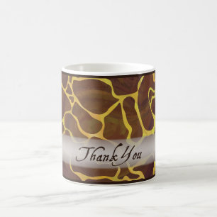 Mug Giraffe Merci animal sauvage