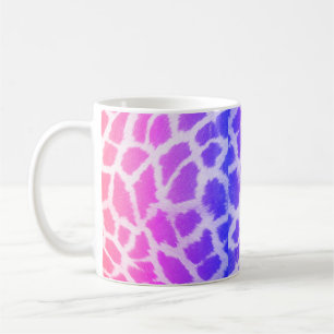 Mug Giraffe Motif couleur arc-en-ciel