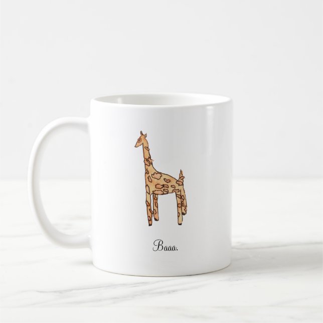 Mug Giraffe personnalisée (Gauche)