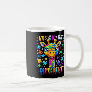 Mug Giraffe Sensibilisation sur l'autisme C'est OK d'ê