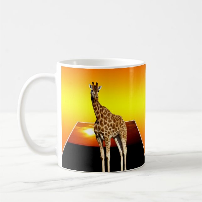 Mug Giraffe Sunshine Popout Art, (Gauche)