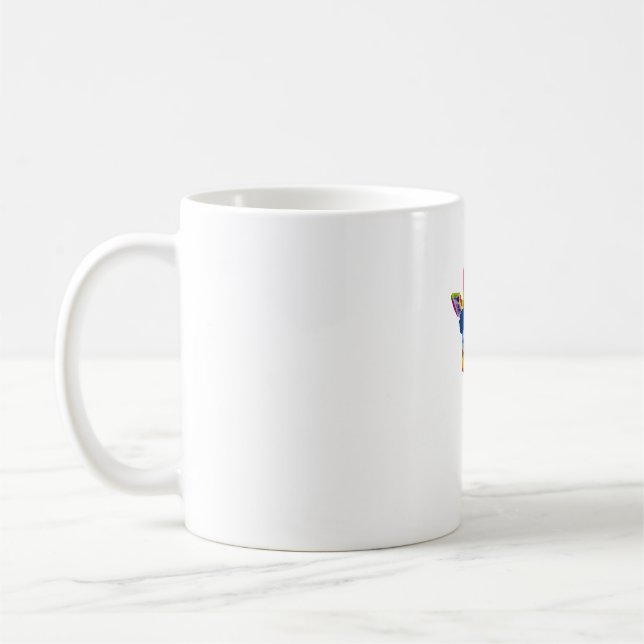 Mug Giraffe Zoo Keeper Safari Animal Giraffe (Gauche)