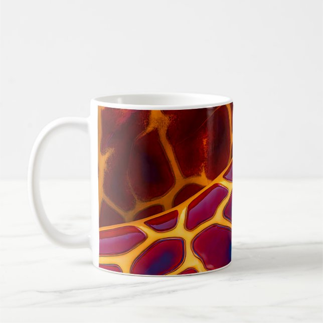 Mug Giraffes Bleues D'Or (Gauche)