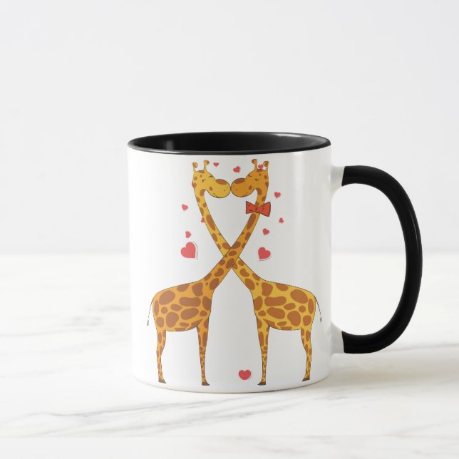 Mug Giraffes en amour (Droite)