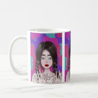 Mug Girl Drawing
