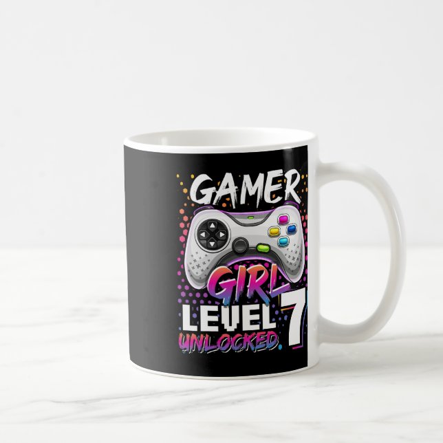 Mug Girl Level 7 déverrouillé jeu vidéo 7e anniversair (Droite)