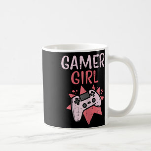 Mug Girl Pink Game Controller Cute Video Gaming Femmes