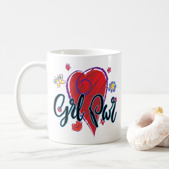 Mug Girl Power (Avec donut)