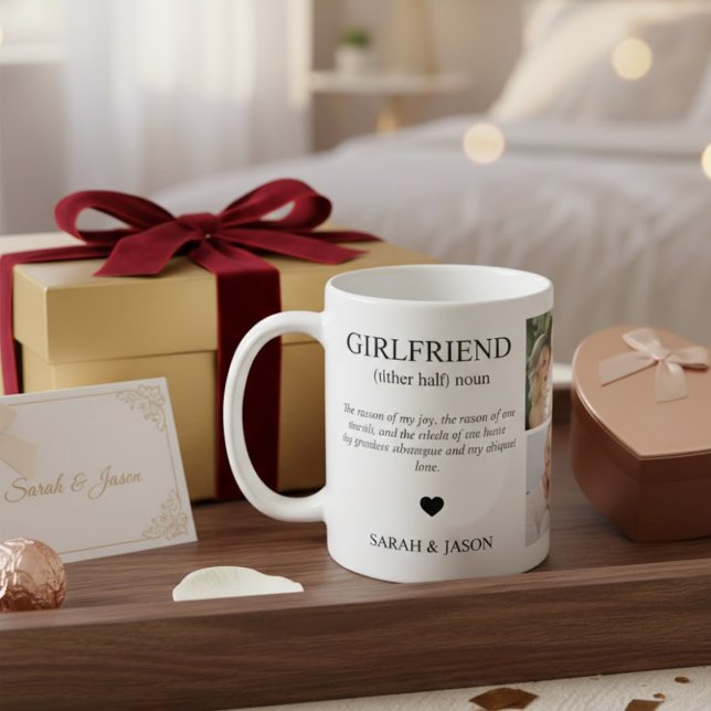 Mug Girlfriend Definition Photo Collage (Créateur téléchargé)