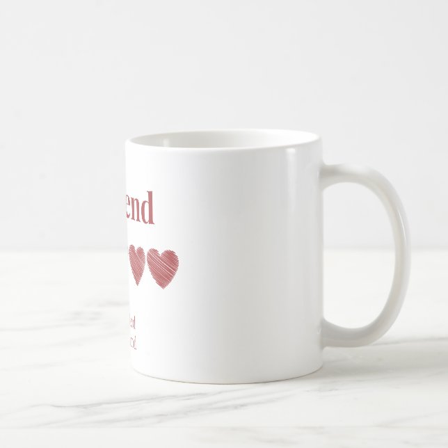 Mug Girlfriend Excellent vivement recommandé (Droite)